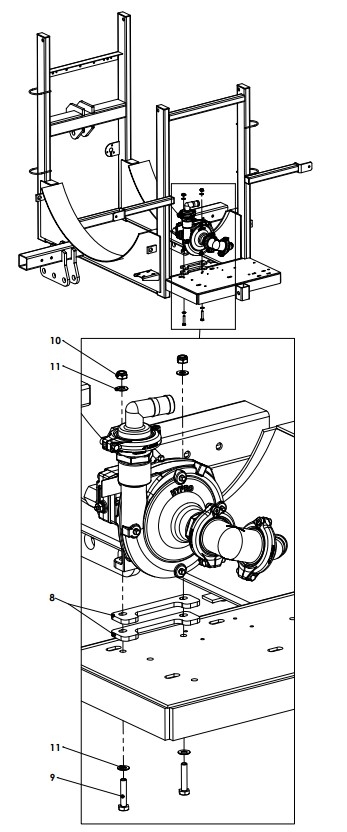 A66172 (b) QUICKSTART CENTRIFUGAL PUMP ASSEMBLY - Chafer Machinery Ltd